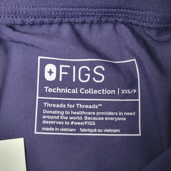 Figs‎ NEW Petite Purple Jam Soeng Double Utility Scrub Pants Sz XXS - Picture 11 of 15